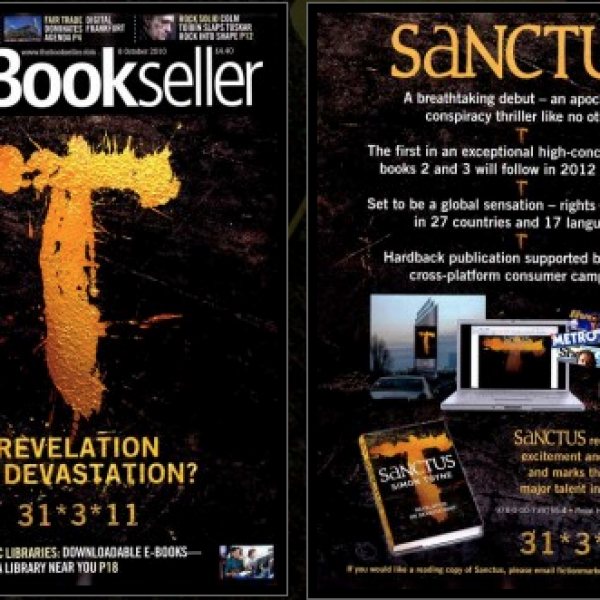 Sanctus Featured in The Bookseller Magazine